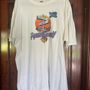 Anvil White Haight Ashbury Graphic Tee